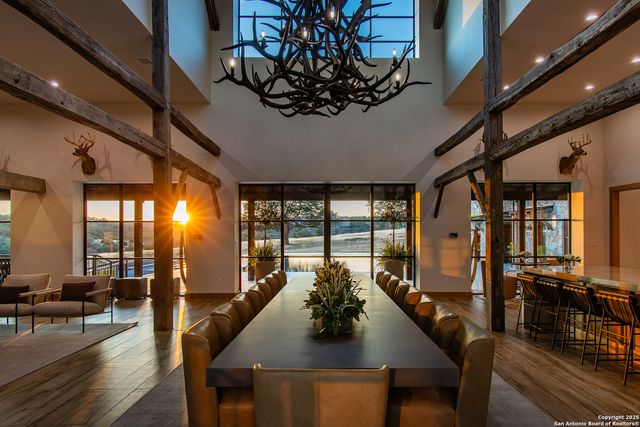 a kitchen with lots of counter top space