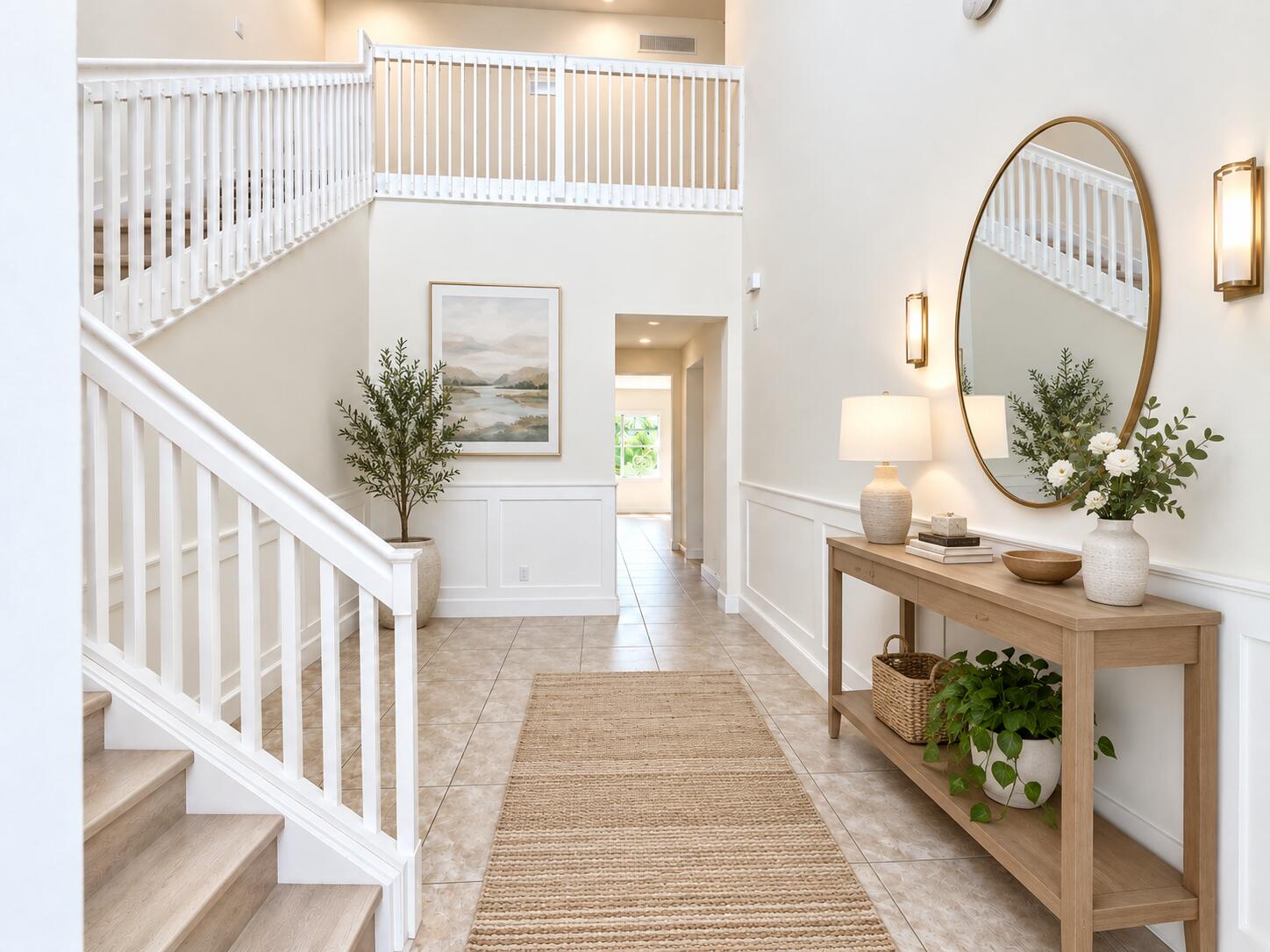 foyer staged