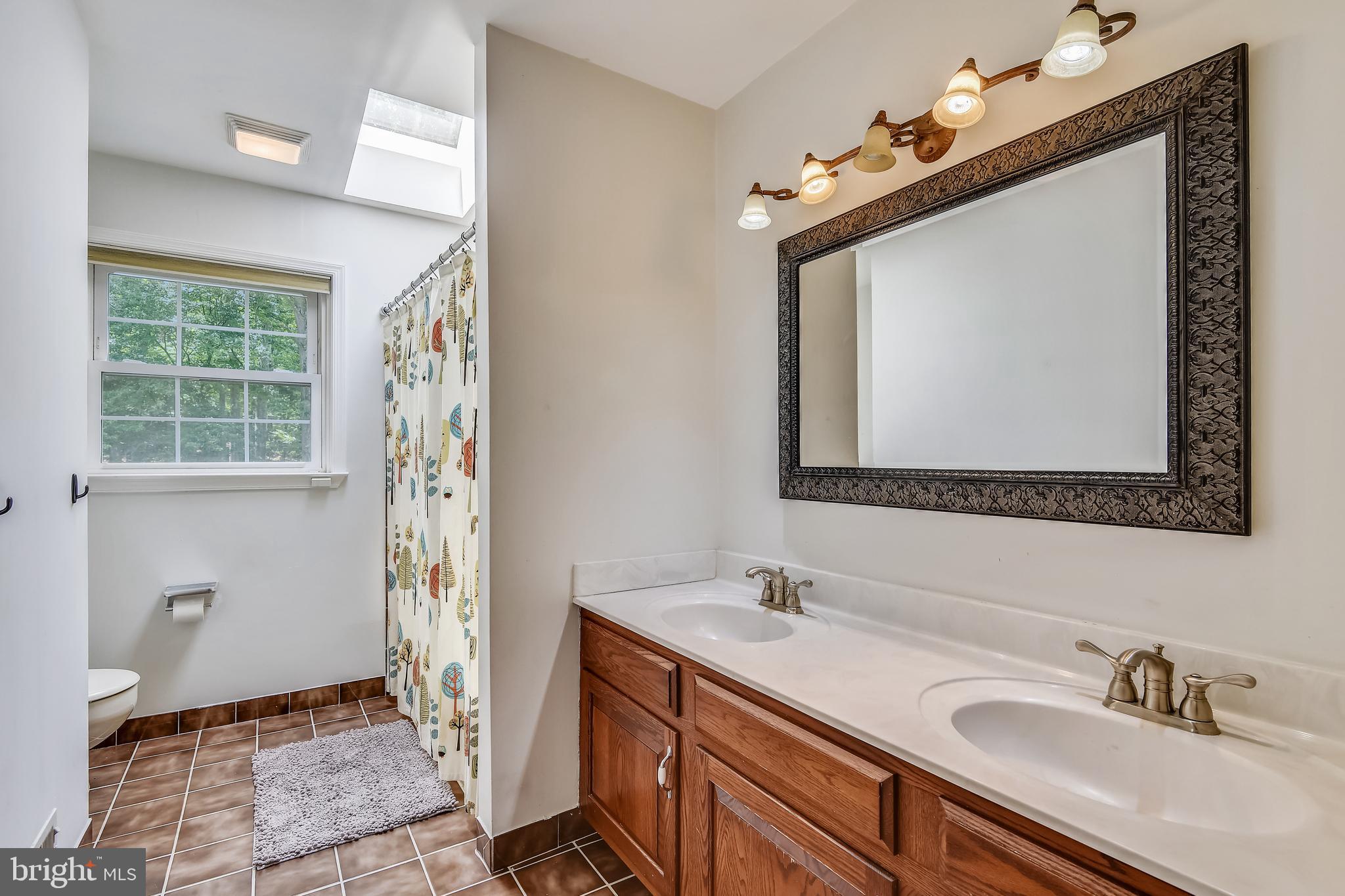 2006 Roundhouse Road Vienna, VA 22181 - Photo 27 of 47 Hall bath with double vanity and skylight