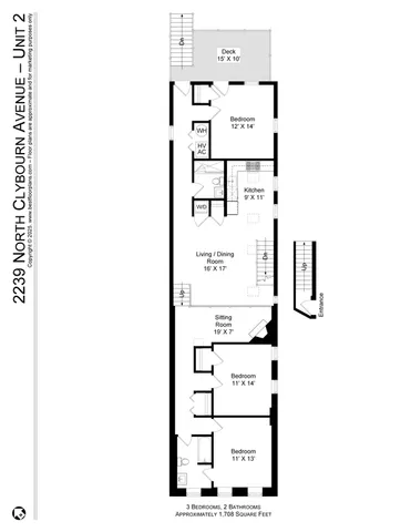 $3,995 | 2239 North Clybourn Avenue, Unit 2, Chicago, IL 60614