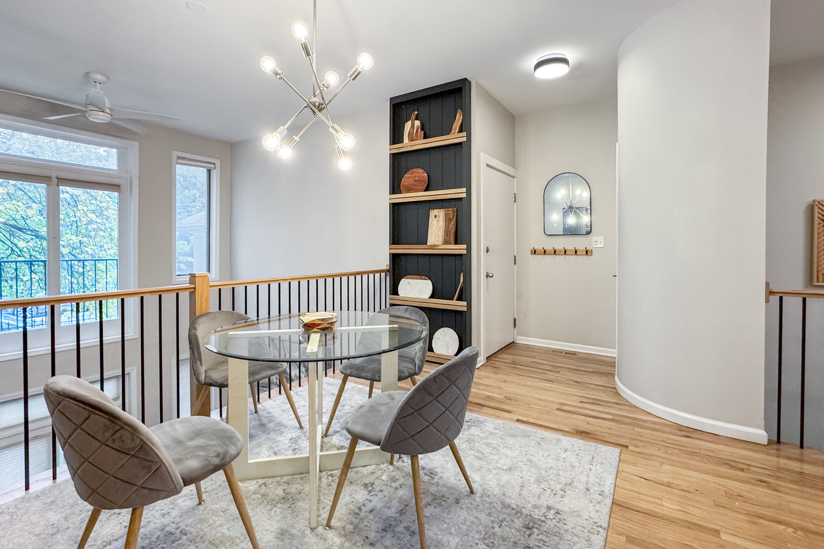 2106 West Erie Street, Unit 1E Chicago, IL 60612 - Photo 2 of 41 a view of a dining room with furniture and wooden floor