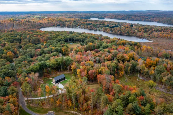 a view of a city with ocean view