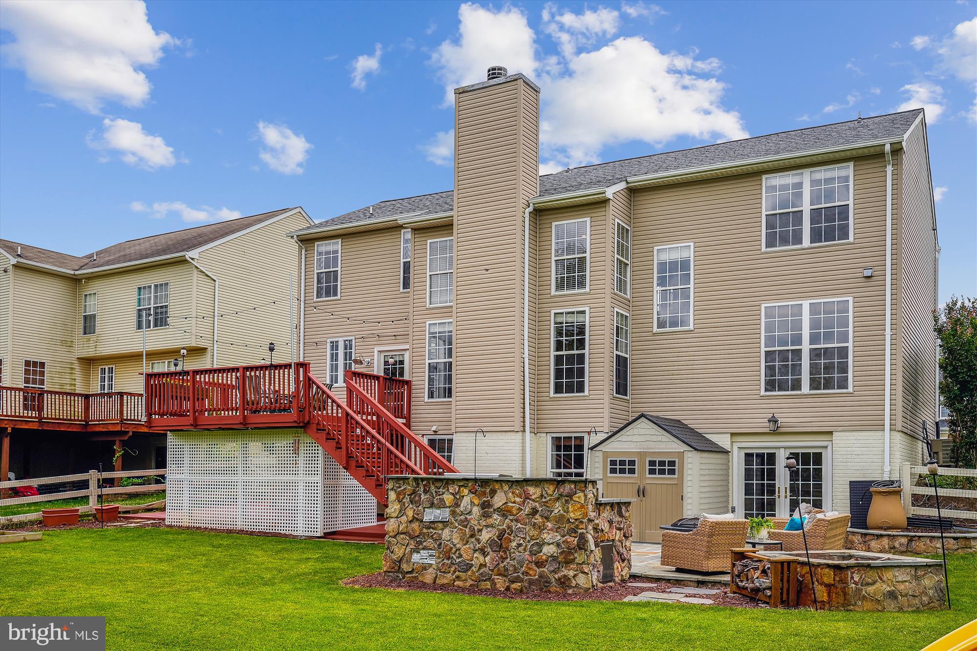17128 Magic Mountain Drive Round Hill, VA 20141 - Photo 48 of 53 Large Deck, patio, grill and fenced yard
