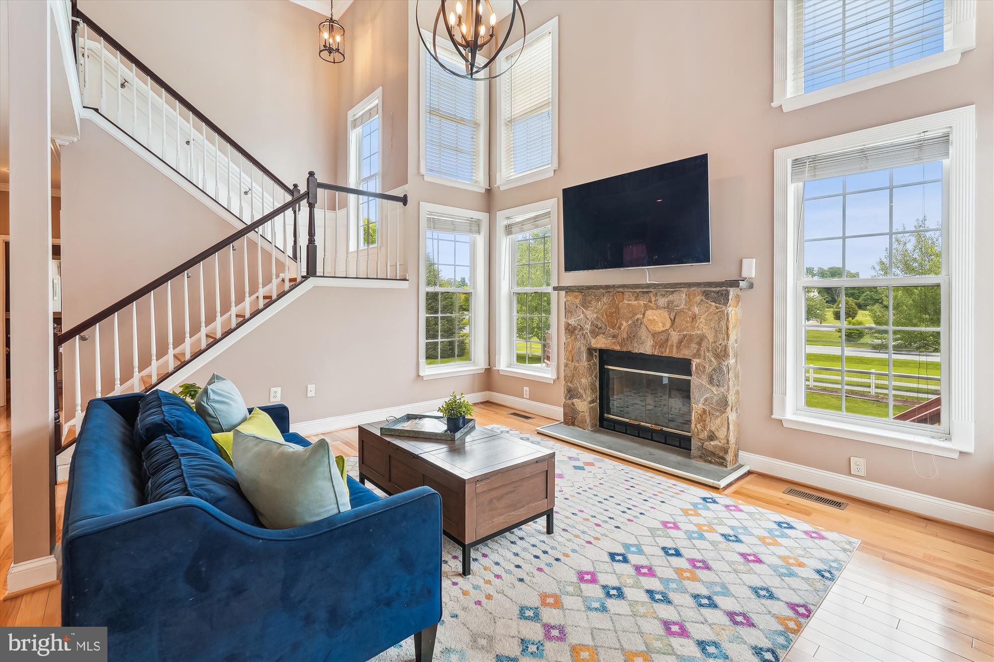 17128 Magic Mountain Drive Round Hill, VA 20141 - Photo 8 of 53 Gorgeous Stone Fireplace for cozy evenings