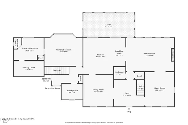 $785,000 | 3001 Greystone Drive, Rocky Mount, NC 27804