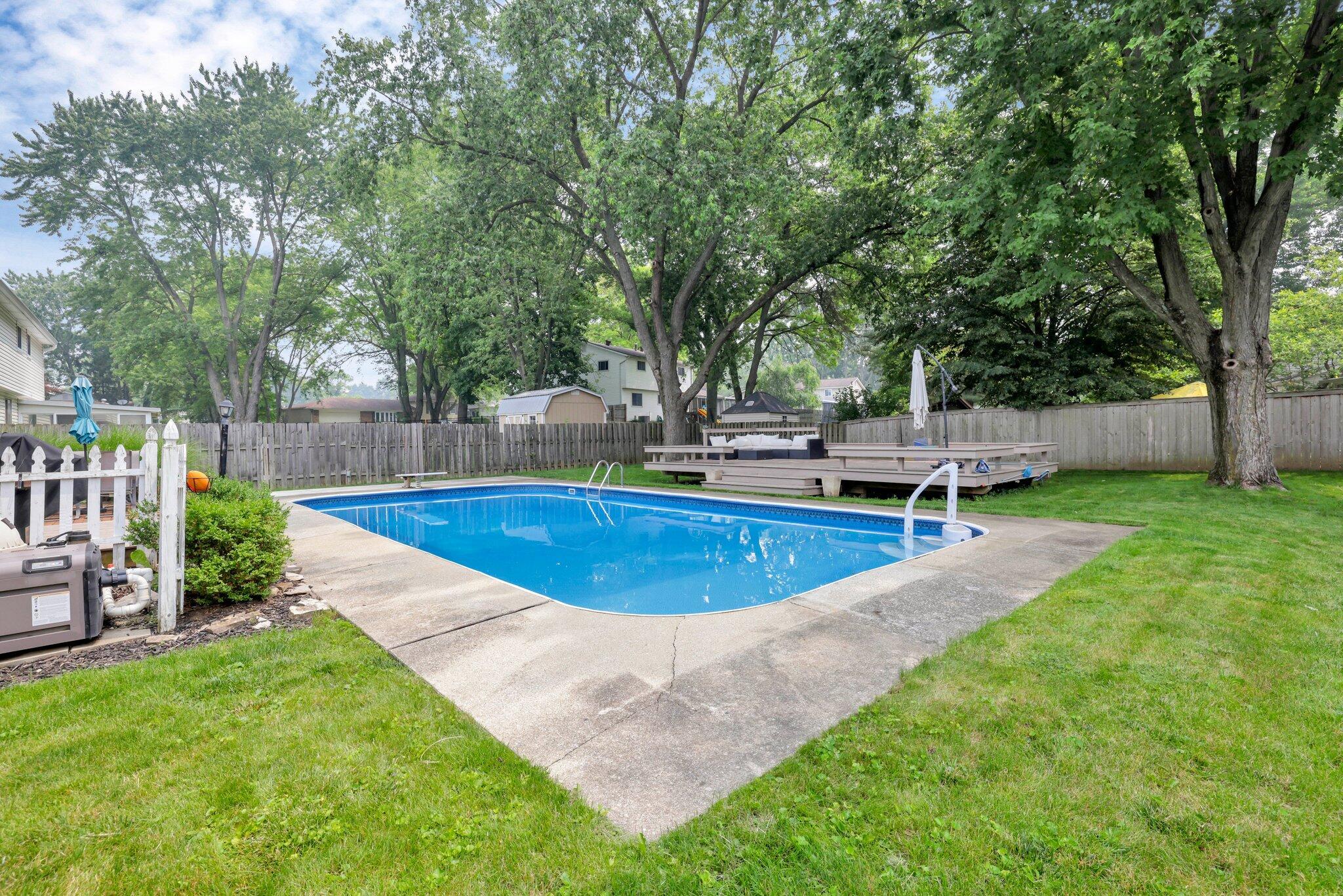 188 Landover Road Columbus, OH 43230 - Photo 53 of 65 Backyard/In Ground Swimming Pool