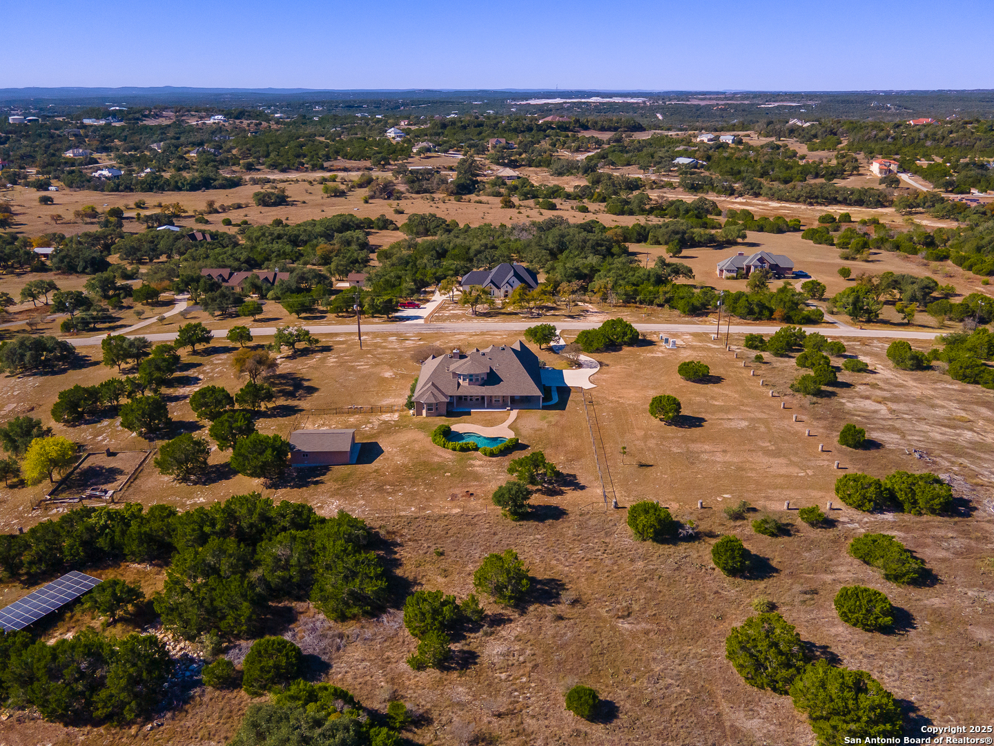 123 Dodder Lane Spring Branch, TX 78070 - Photo 62 of 72 an aerial view of residential houses with outdoor space