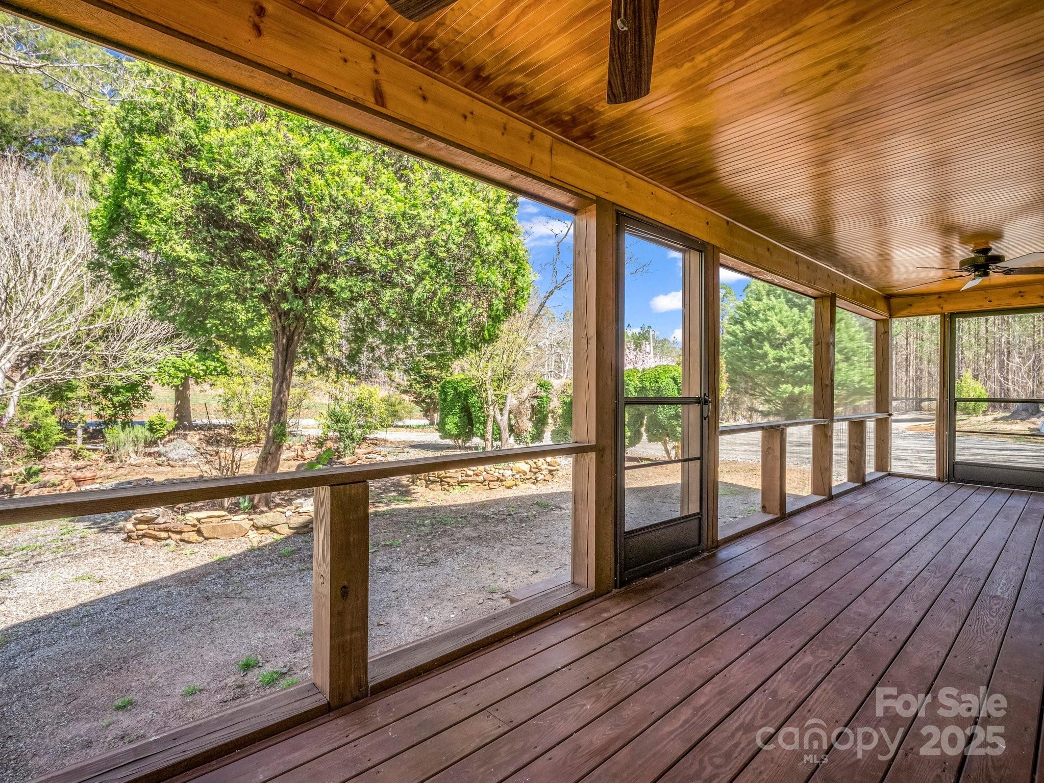 3531 Big Level Road Mill Spring, NC 28756 - Photo 16 of 29 a view of porch with wooden floor