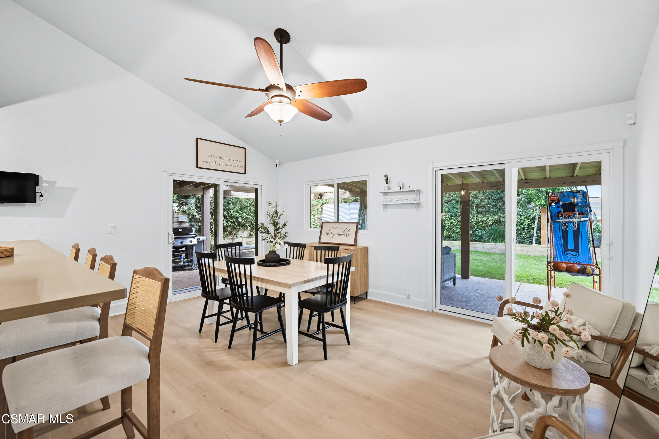 5474 Geoffrey Avenue Simi Valley, CA 93063 - Photo 11 of 38 a view of a dining room with furniture window and outside view