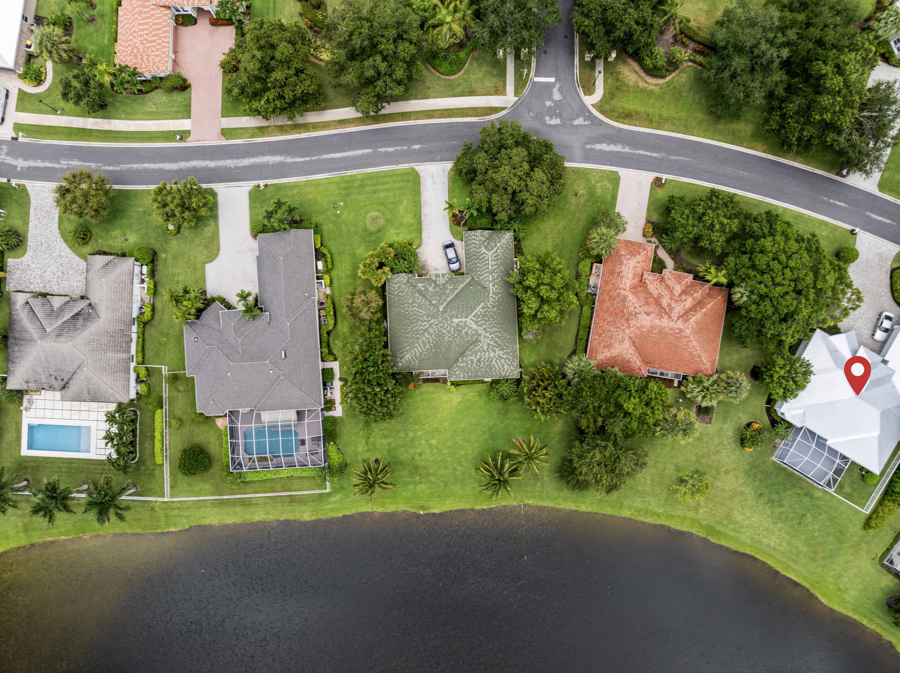 918 Southwest Blue Stem Way Stuart, FL 34997 - Photo 41 of 48 an aerial view of a house