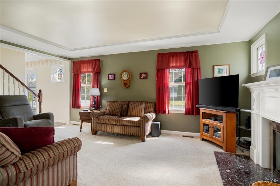 430 Sylvan Street Oneida, NY 13421 - Photo 10 of 50 living room w/wood fireplace