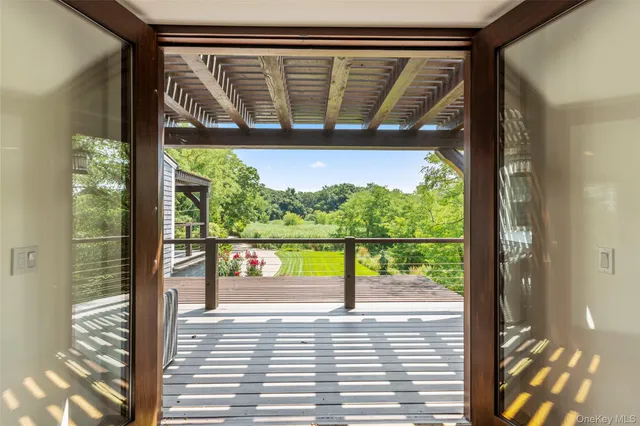 a view of front door