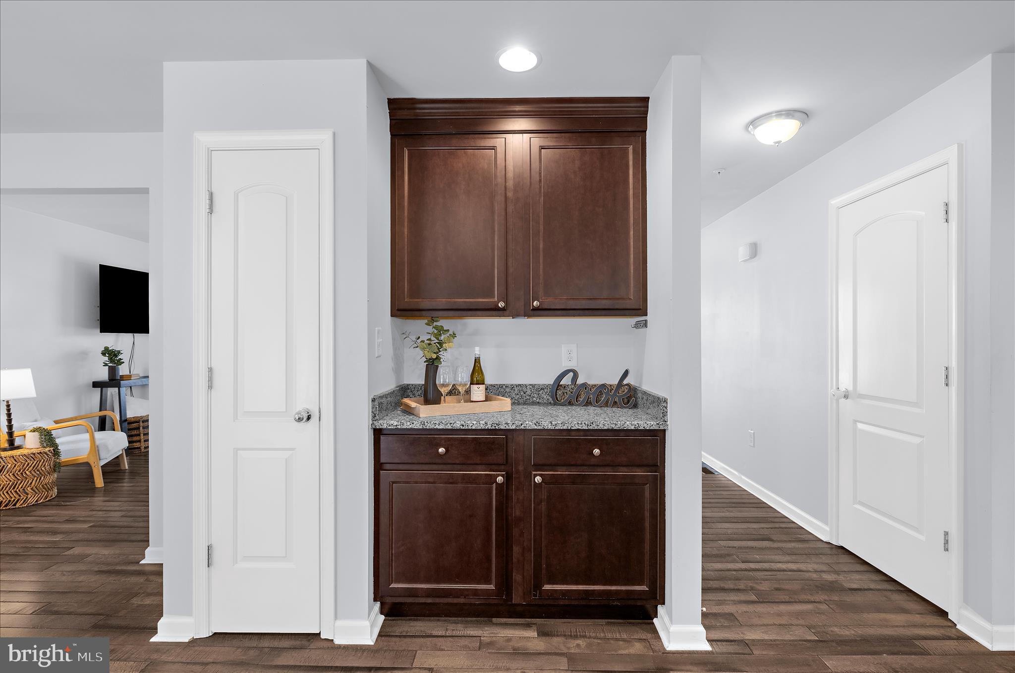 3009 Noahs Way Pasadena, MD 21122 - Photo 15 of 44 a view of a kitchen from the hallway
