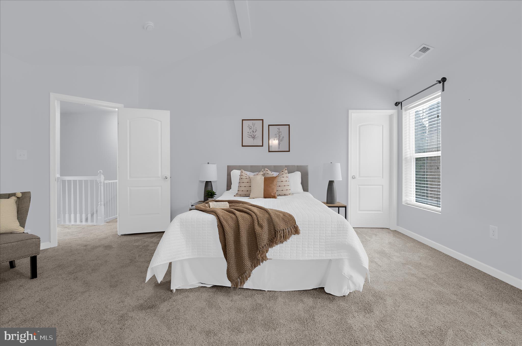 3009 Noahs Way Pasadena, MD 21122 - Photo 18 of 44 a spacious bedroom with a bed and window