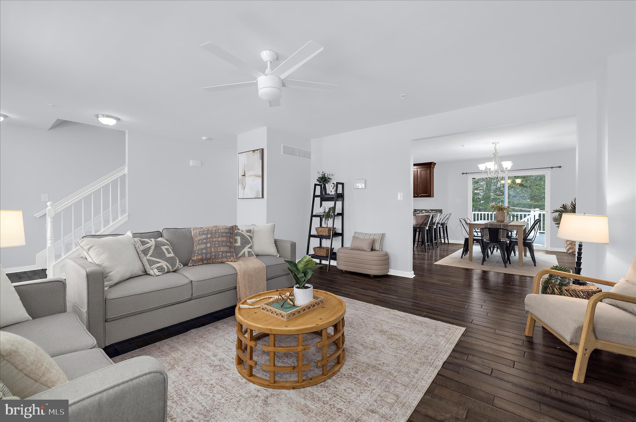 3009 Noahs Way Pasadena, MD 21122 - Photo 6 of 44 a living room with furniture and a wooden floor