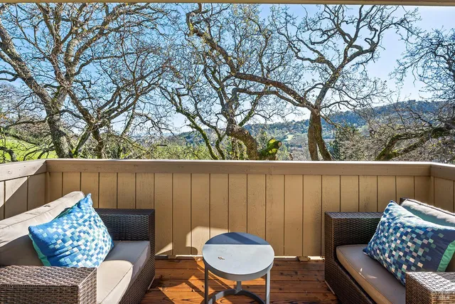 a outdoor living space with furniture and a couch