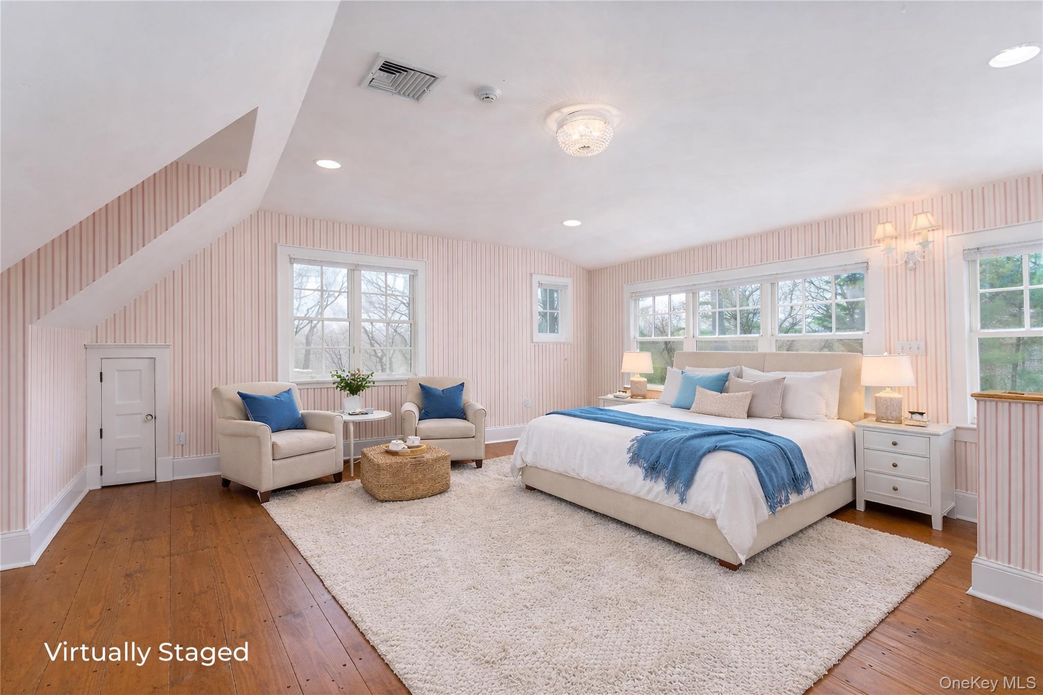 9 Old Field Road Setauket, NY 11733 - Photo 39 of 50 Guest Quarters OR Bedroom #5 With Separate Staircase, En-suite Bath & Walls of Closets