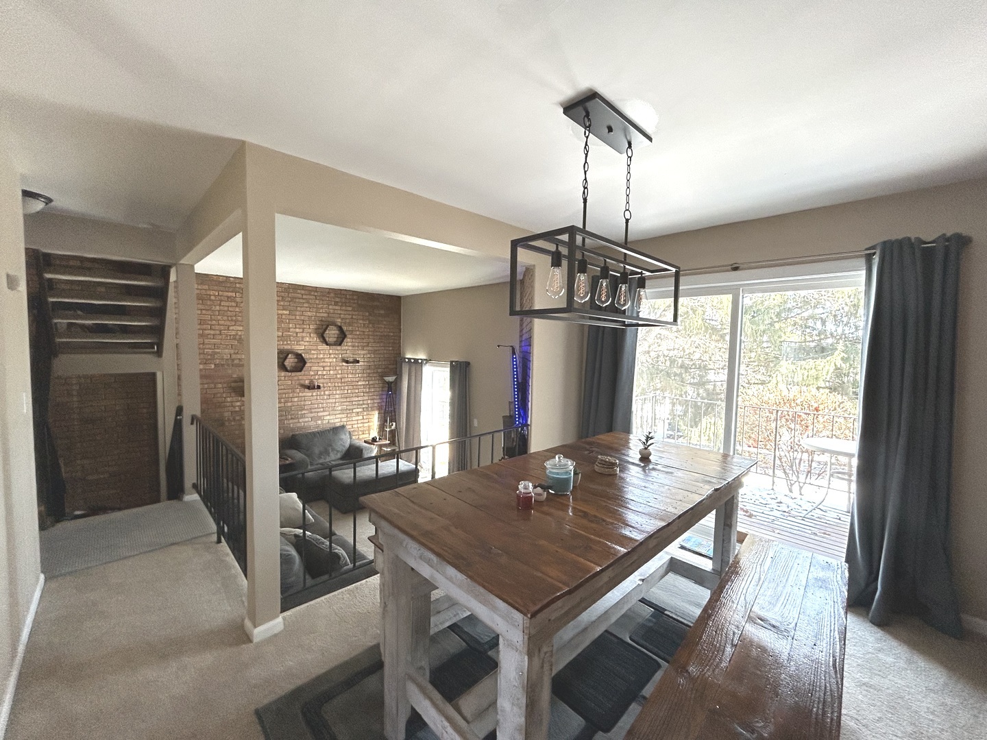 53 Mariner Lane North, Unit 53 Fox Lake, IL 60020 - Photo 7 of 30 a view of a dining room with furniture window and outside view