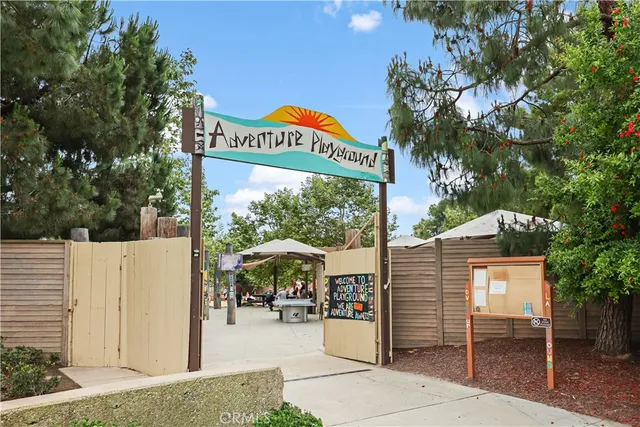 a view of a street with sitting area