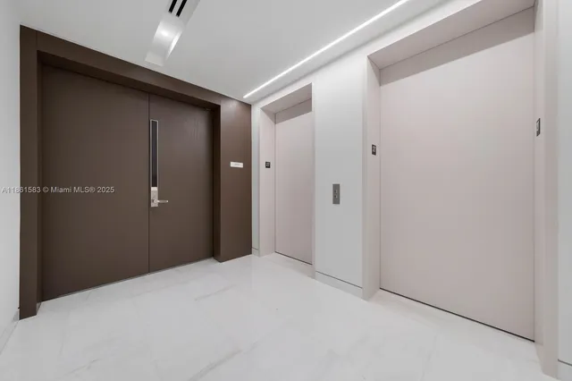 a view of a balcony with an ocean view