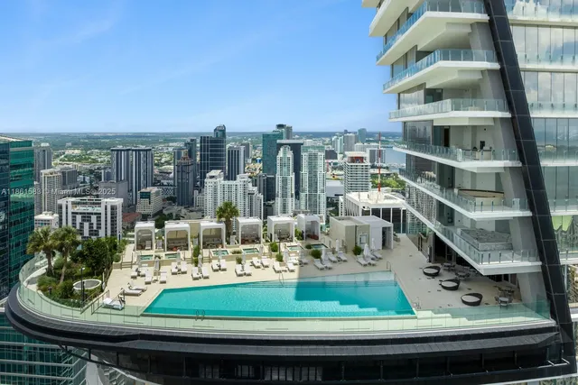 a view of a city with tall buildings