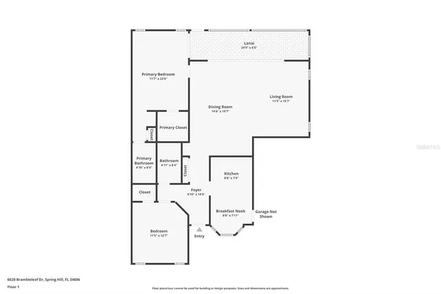a picture of floor plan
