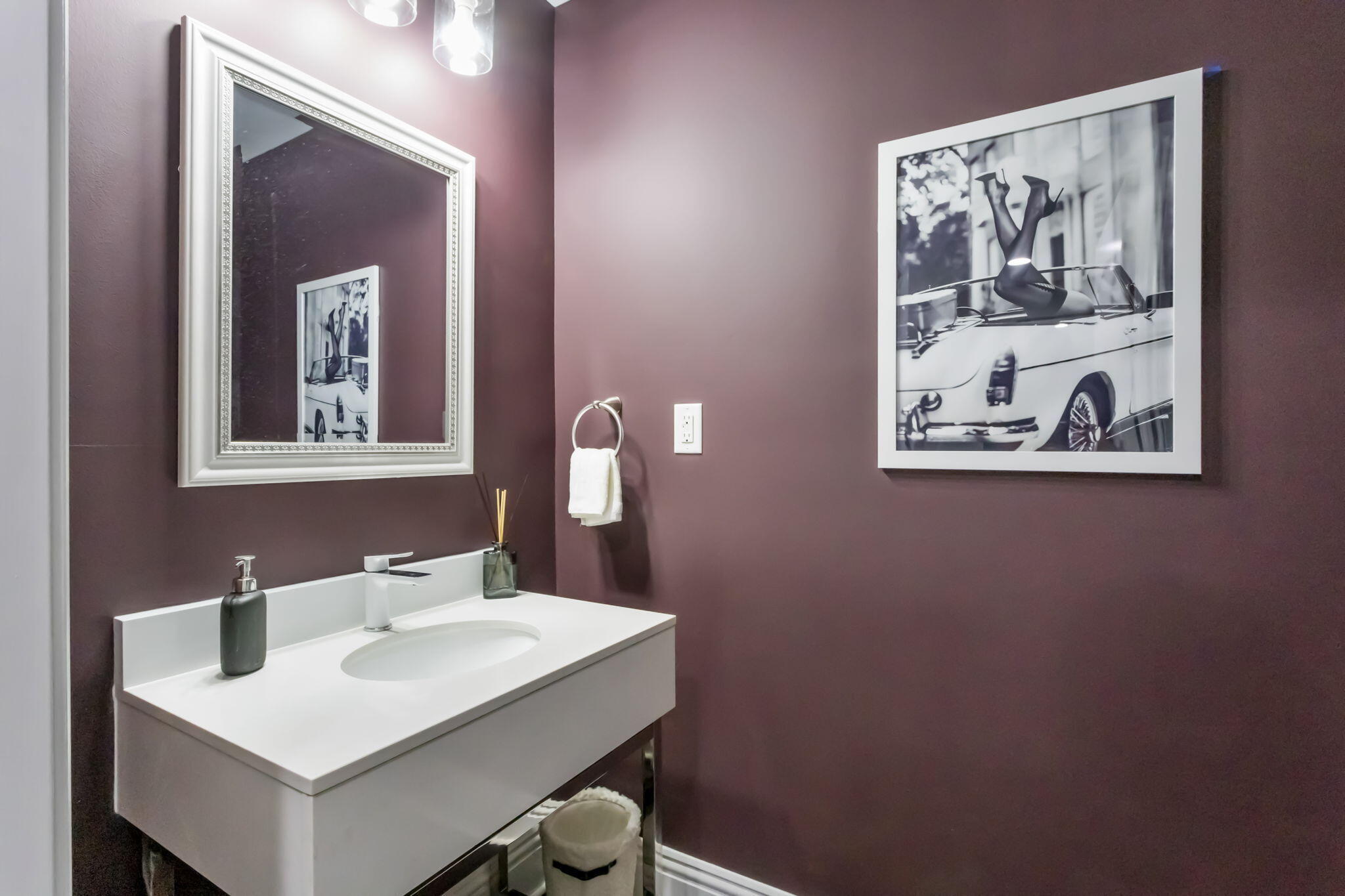 200 East Palmetto Park Road, Unit 10 Boca Raton, FL 33432 - Photo 17 of 47 a bathroom with a sink mirror and vanity