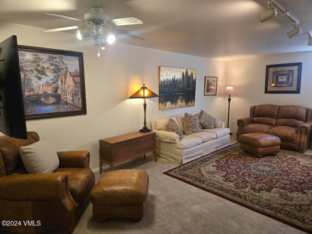 702 Bull Run Eagle, CO 81631 - Photo 18 of 26 a living room with furniture and a flat screen tv