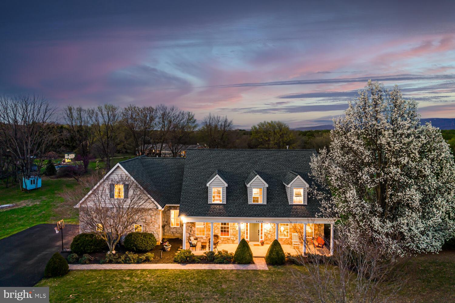 2673 Fairground Road Front Royal, VA 22630 - Photo 1 of 91 Charming home under a twilight sky.