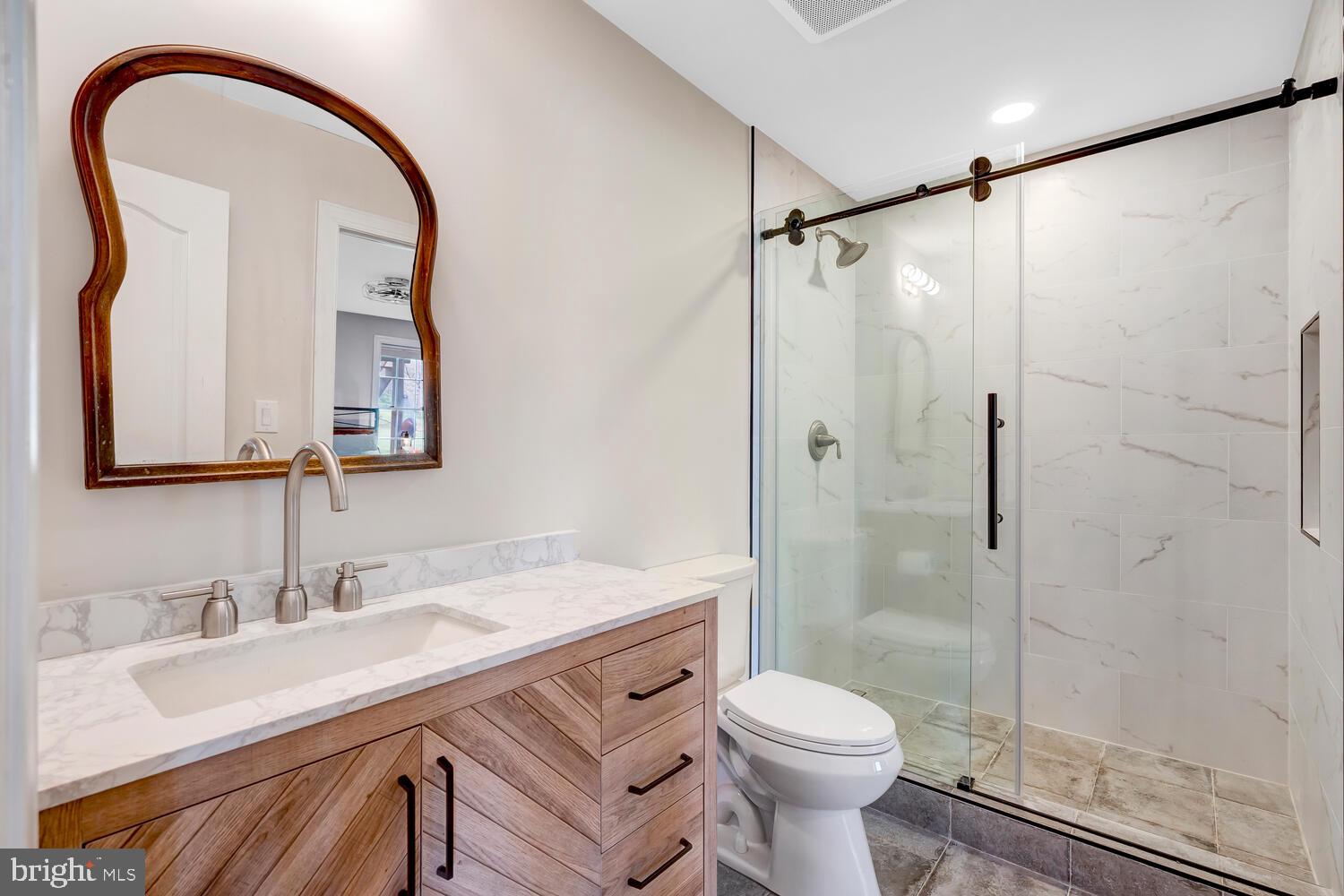 2673 Fairground Road Front Royal, VA 22630 - Photo 57 of 91 Modern elegance in a serene bathroom.