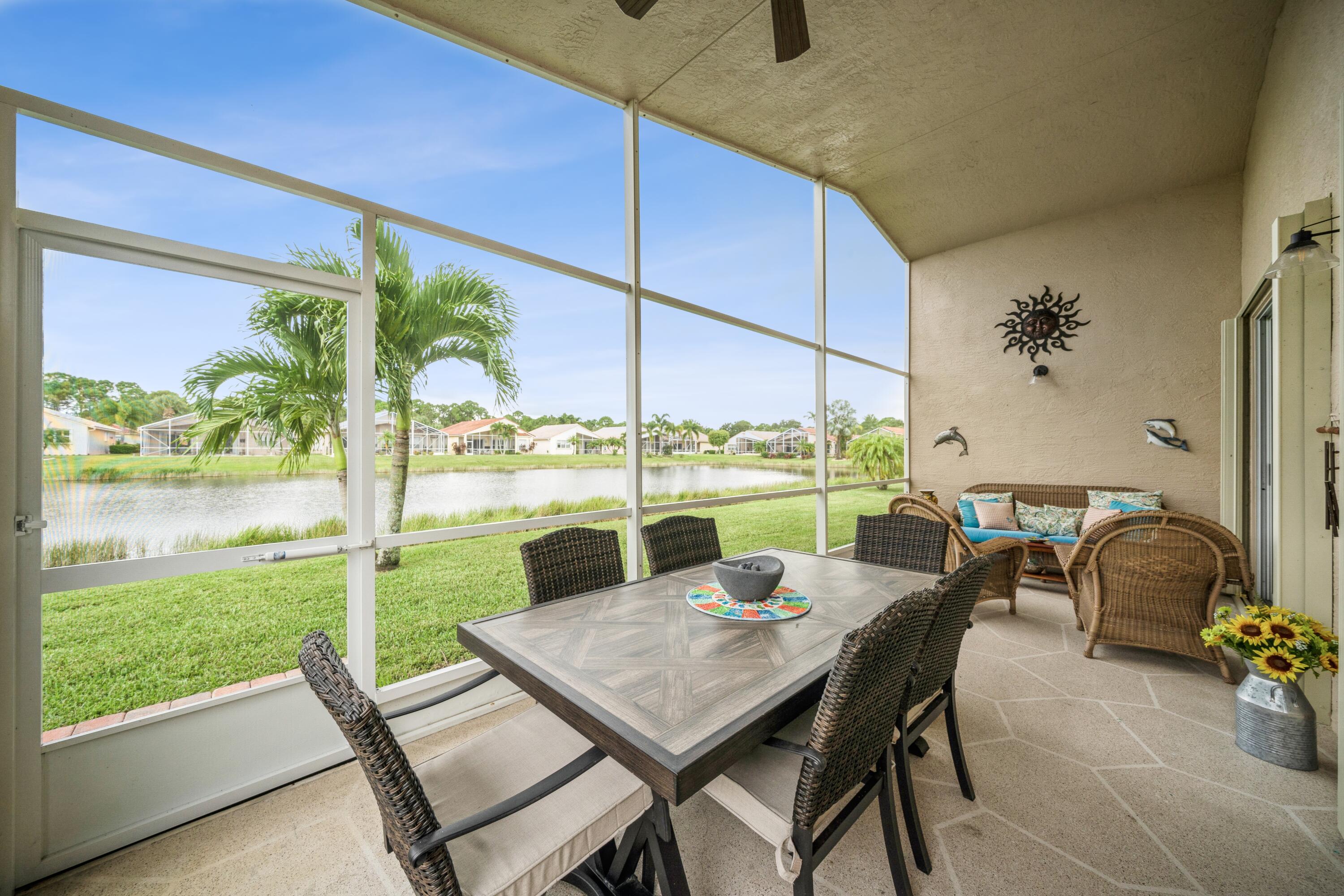 384 Springview Loop Port St. Lucie, FL 34986 - Photo 28 of 48 Screened Patio
