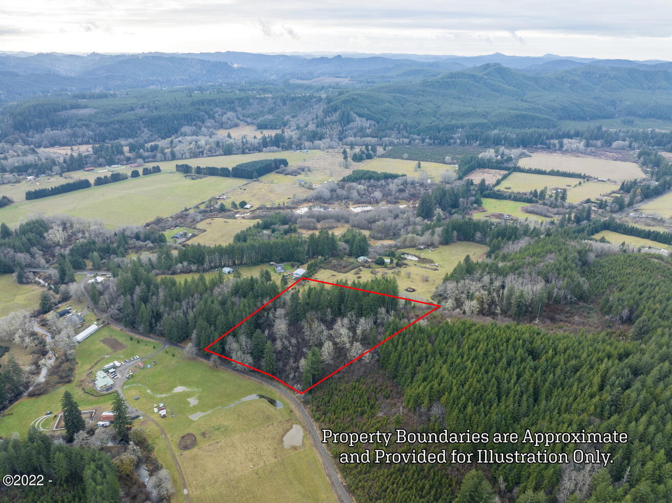 410 Mill Creek Road Toledo, OR 97391 - Photo 3 of 10 Proximity Aerial