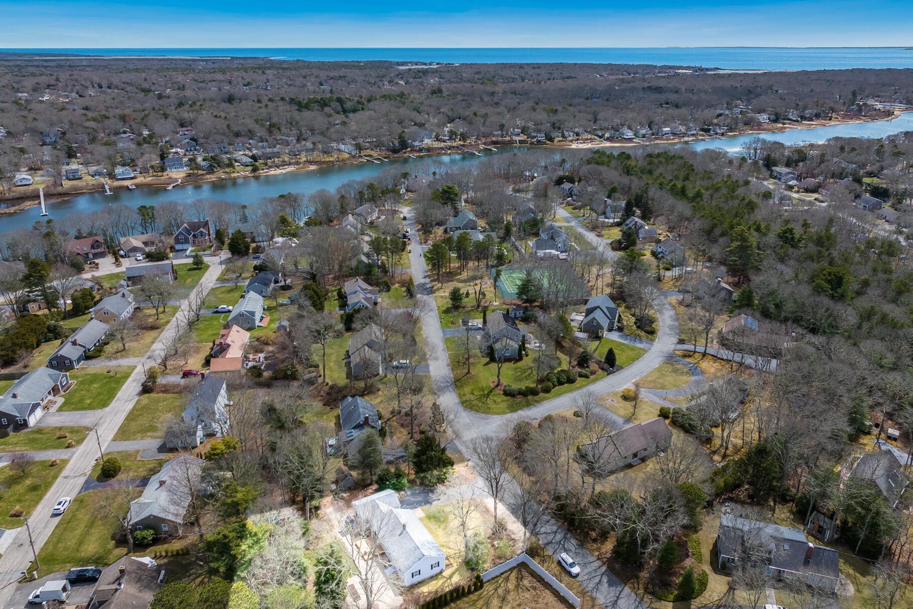 8 Rivers End Road Teaticket, MA 02536 - Photo 25 of 33 an aerial view of a