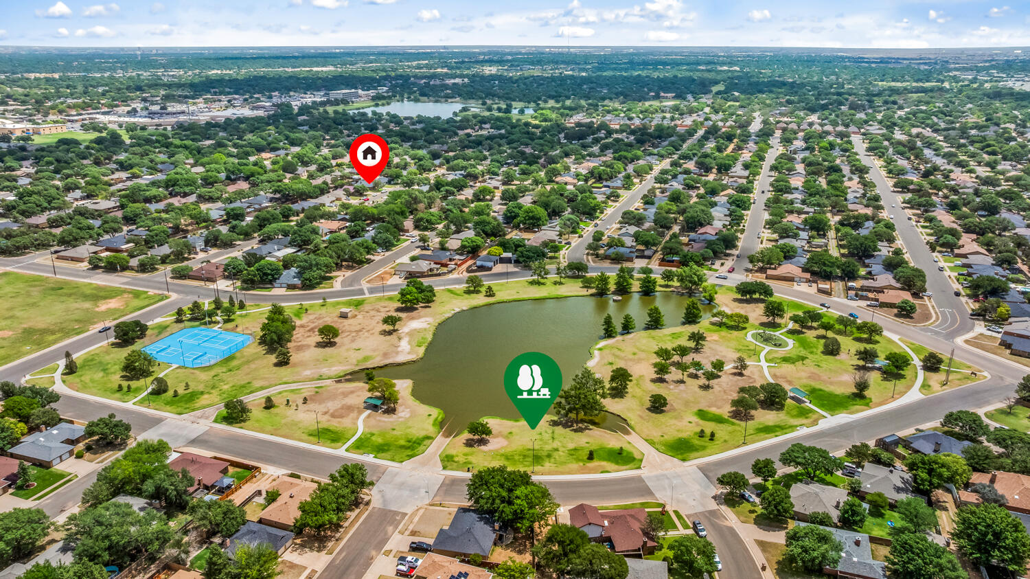 5402 89th Street Lubbock, TX 79424 - Photo 39 of 42 5402 89th St drone with markers-3