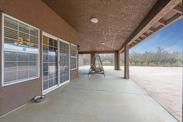 a view of a lake from window