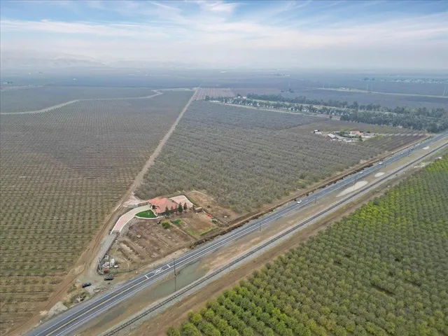 a view of a terrace with sky view