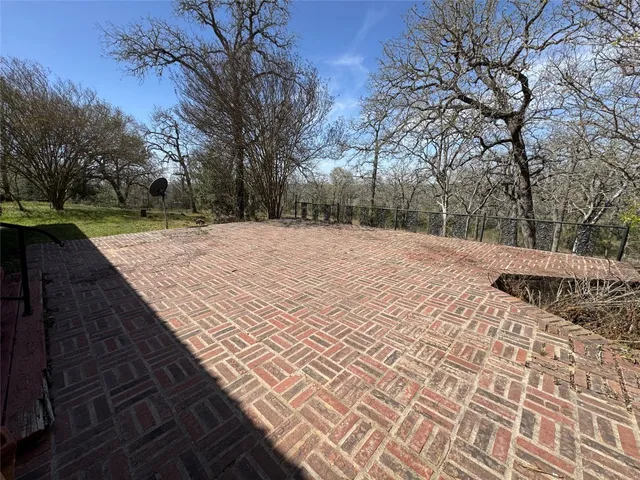 a view of outdoor space with seating