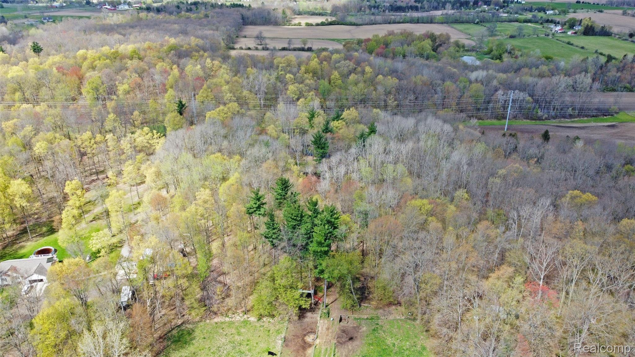 4095 Flint River Road Columbiaville, MI 48421 - Photo 82 of 84 83) Aerial Backyard.jpg