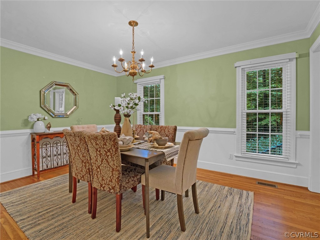 12100 2nd Branch Road Chesterfield, VA 23838 - Photo 14 of 41 a view of a dining room with furniture window and wooden floor