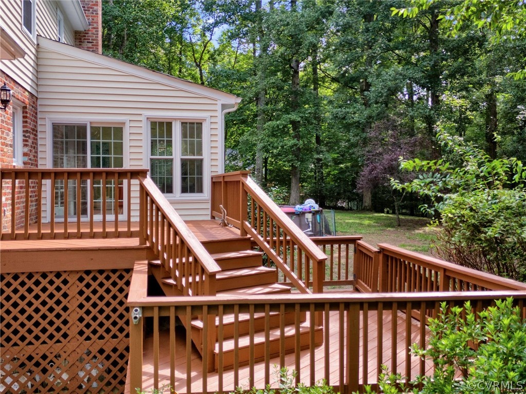 12100 2nd Branch Road Chesterfield, VA 23838 - Photo 33 of 41 a view of a deck with two couches and wooden fence