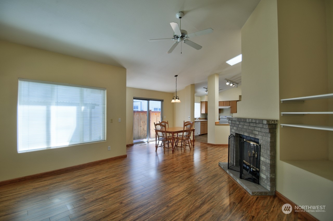4530 Beckonridge Loop Southeast Lacey, WA 98513 - Photo 8 of 28 a view of a livingroom with furniture and a fireplace