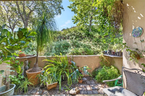 an outdoor view from a garden