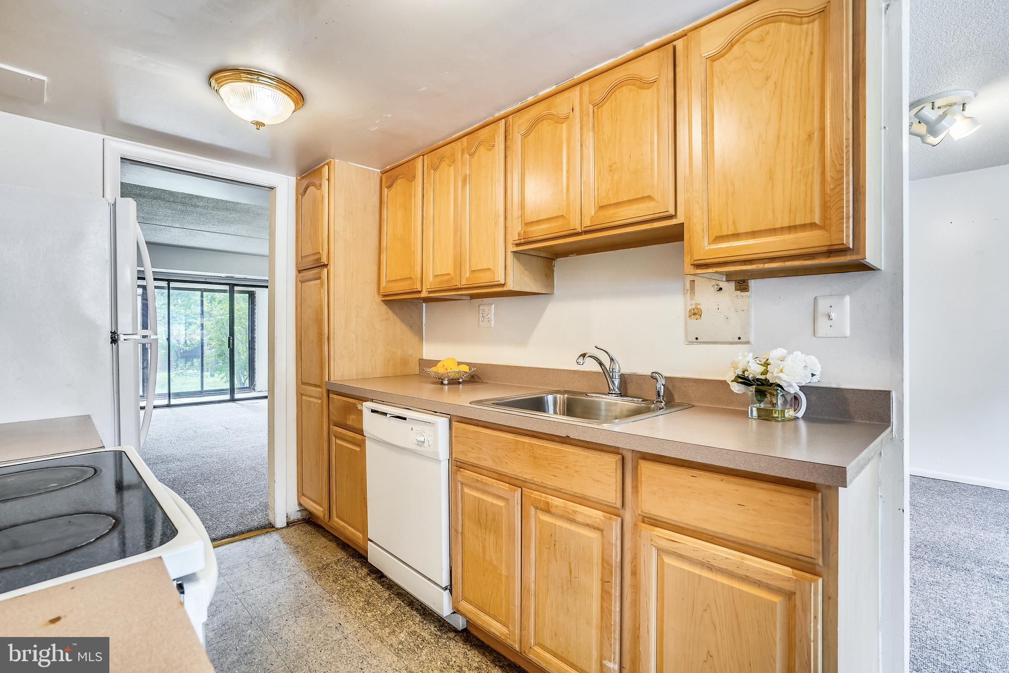 5234 West Running Brook Road, Unit 102 Columbia, MD 21044 - Photo 11 of 44 Kitchen with maple cabinets