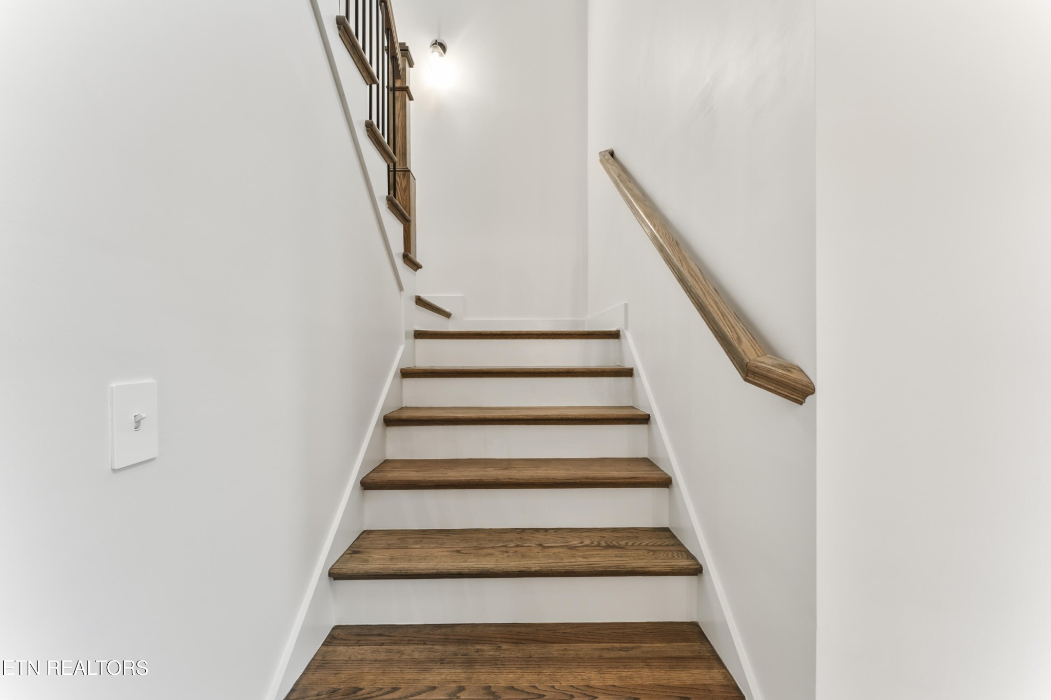 2815 Green Summers Road Knoxville, TN 37938 - Photo 18 of 50 a view of staircase with white walls