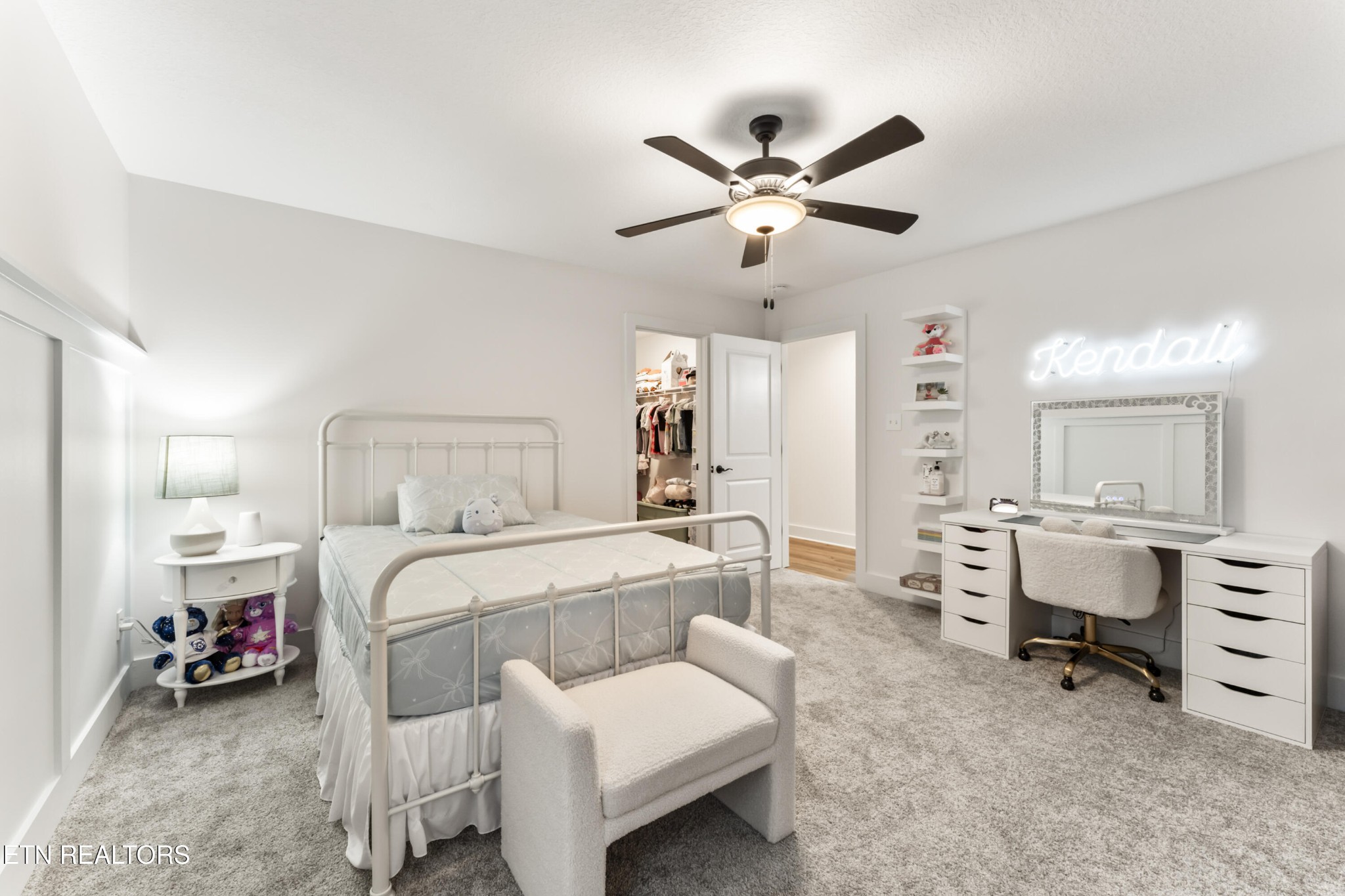 2815 Green Summers Road Knoxville, TN 37938 - Photo 29 of 50 a bedroom with a bed a desk and chair