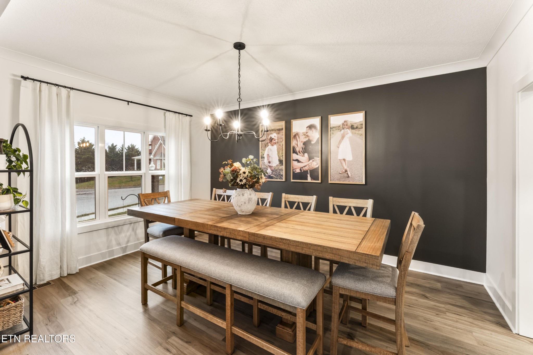 2815 Green Summers Road Knoxville, TN 37938 - Photo 5 of 50 a view of a dining room with furniture window and wooden floor