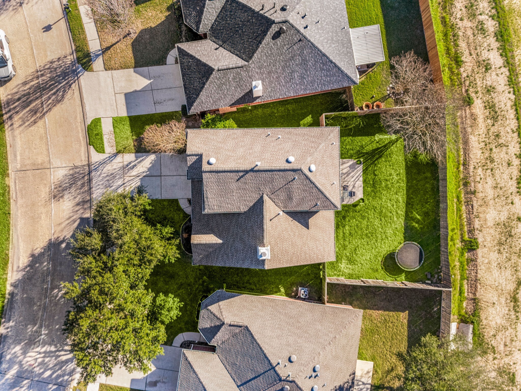 25515 Twister Trail Spring, TX 77373 - Photo 32 of 33 Aerial view showcasing the home and yard.