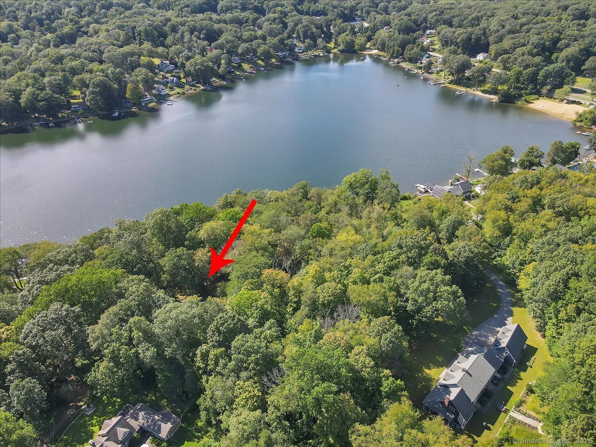 152 Cheney Lane Coventry, CT 06238 - Photo 32 of 45 an aerial view of a houses with a lake view