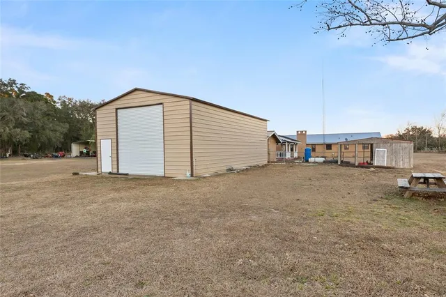 a view of a city street with a building