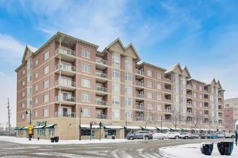 a front view of a building